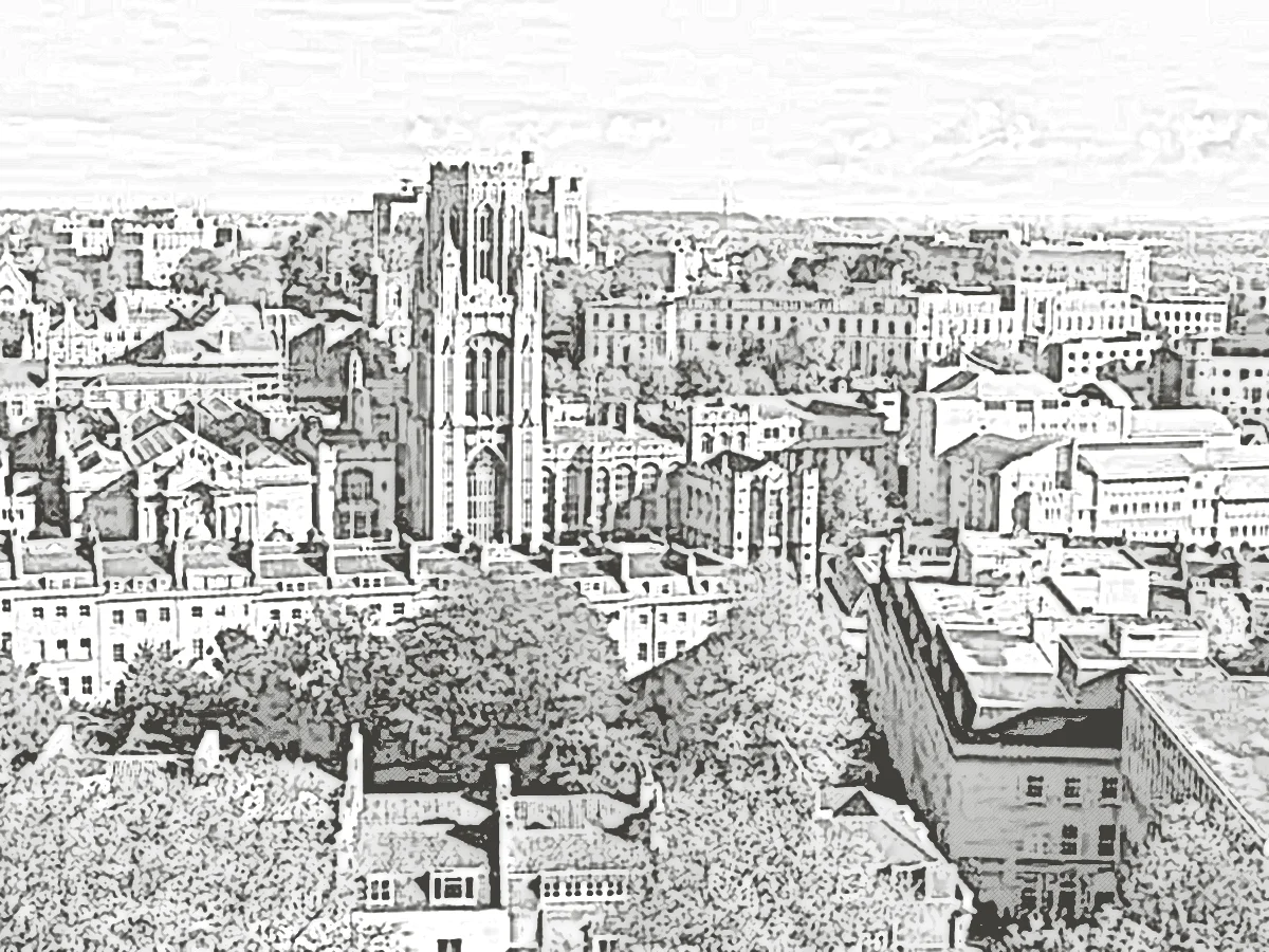 University buildings and Wills Memorial Building, Bristol