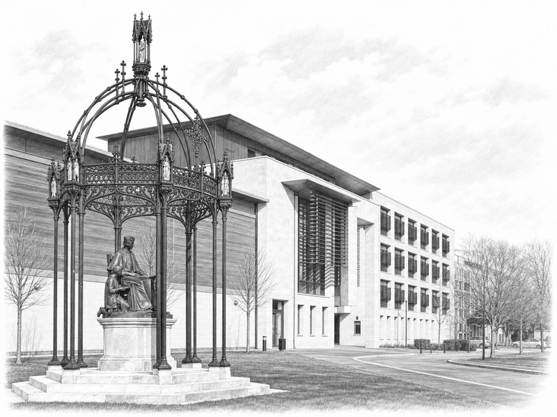 Architectural illustration of St Paul’s School